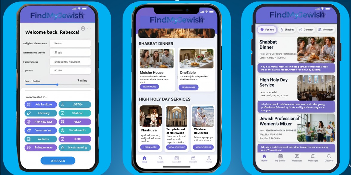FindMyJewish App Screenshots